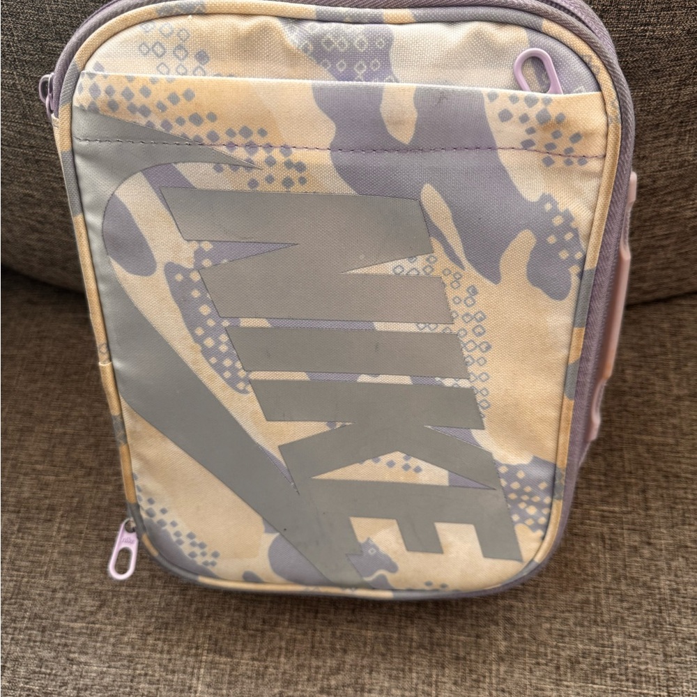 Nike Tan and Gray Lunchbox